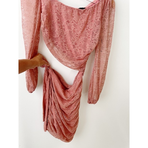 Majorelle x Revolve Everett Mini Dress Blush Pink S - Picture 5 of 9